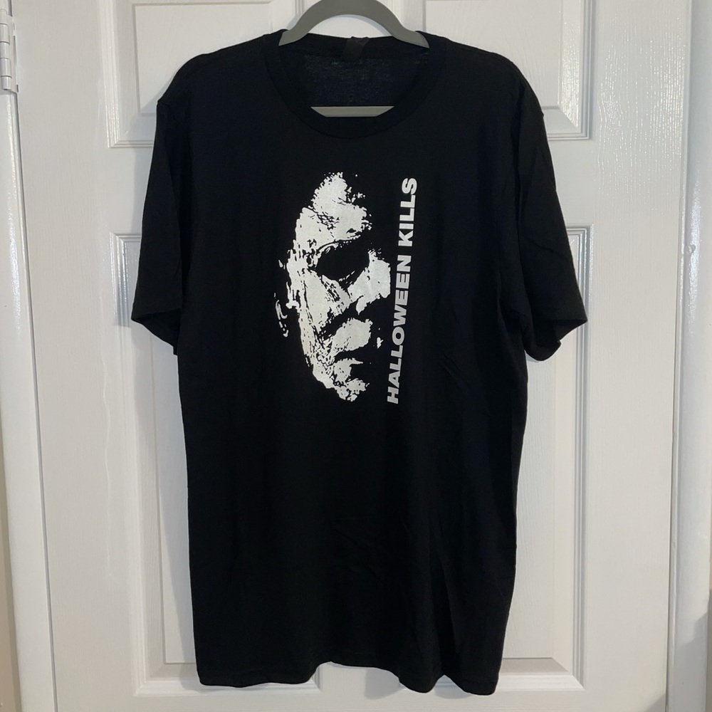 Michael Myers Halloween Kills Unisex Black District Brand Graphic T-Shirt